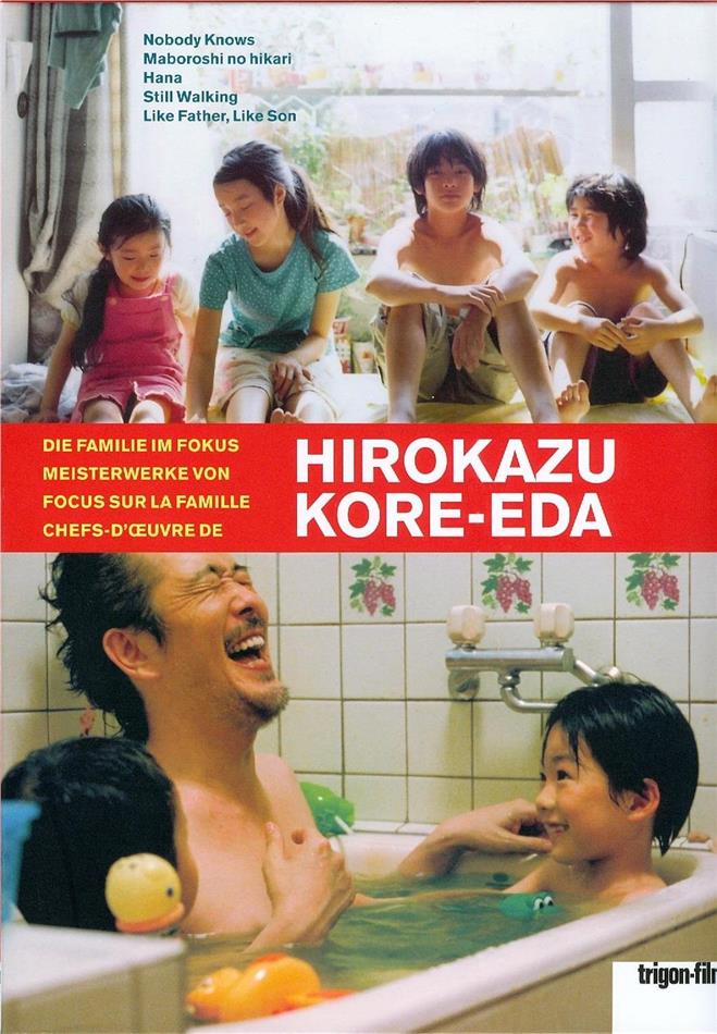 Hirokazu Kore-Eda - Die Familie im Fokus / Focus sur la famille: Meisterwerke von / Chefs d'œuvre de Hirokazu Kore-Eda Trigon-Film, Limited Edition, 5 DVDs + Book