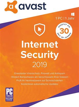 AVAST Internet Security 2019 [1 PC]