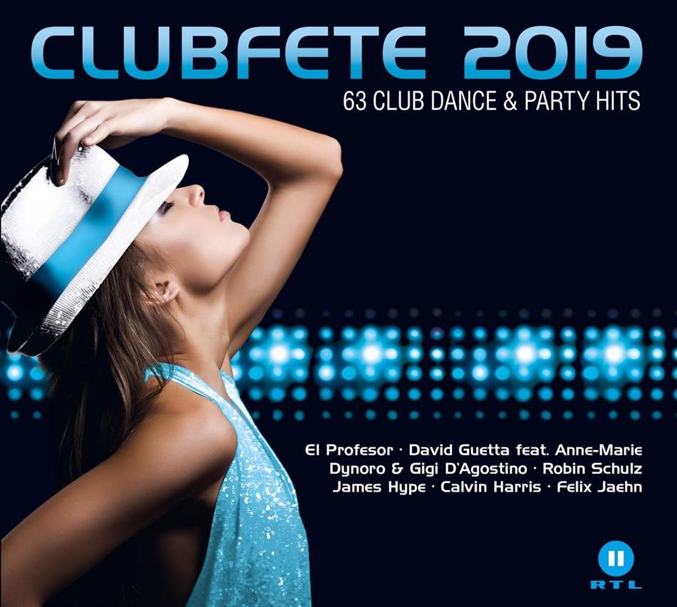 Clubfete 2019 (63 Club Dance & Party Hits) 3 CDs