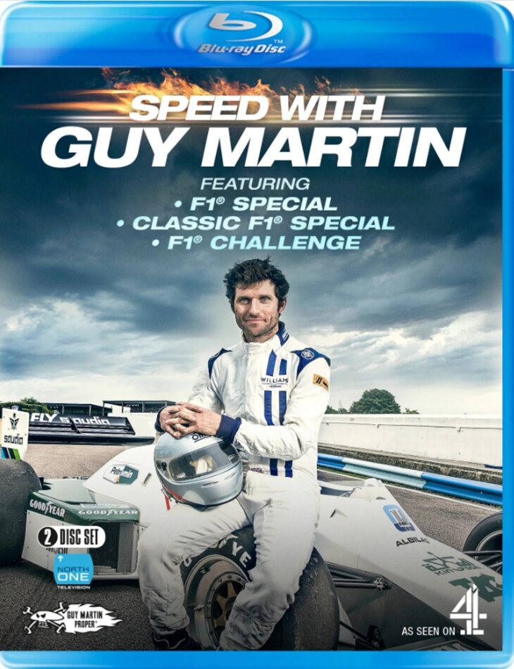 Speed with Guy Martin - Featuring F1 Special, Classic F1 Special, F1 Challenge 2 Blu-ray