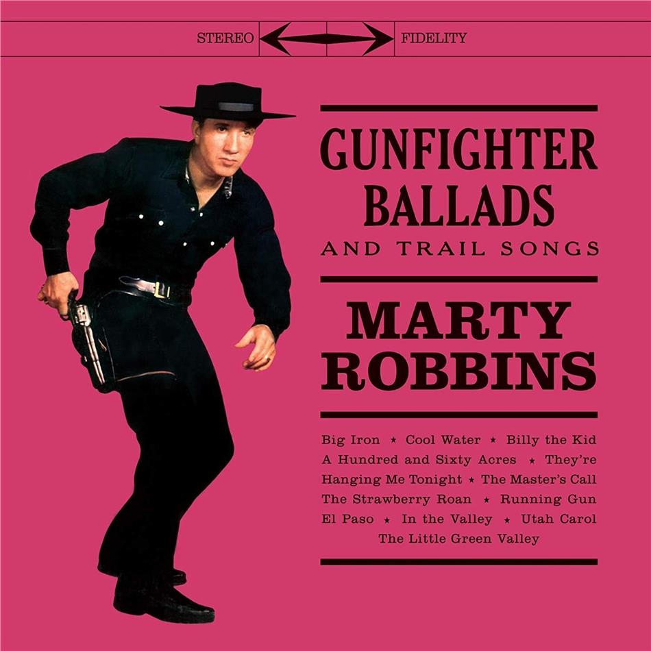 Marty Robbins - Gunfighter Ballads And Trail Songs Waxtime, 2019 Reissue, Red Vinyl, LP