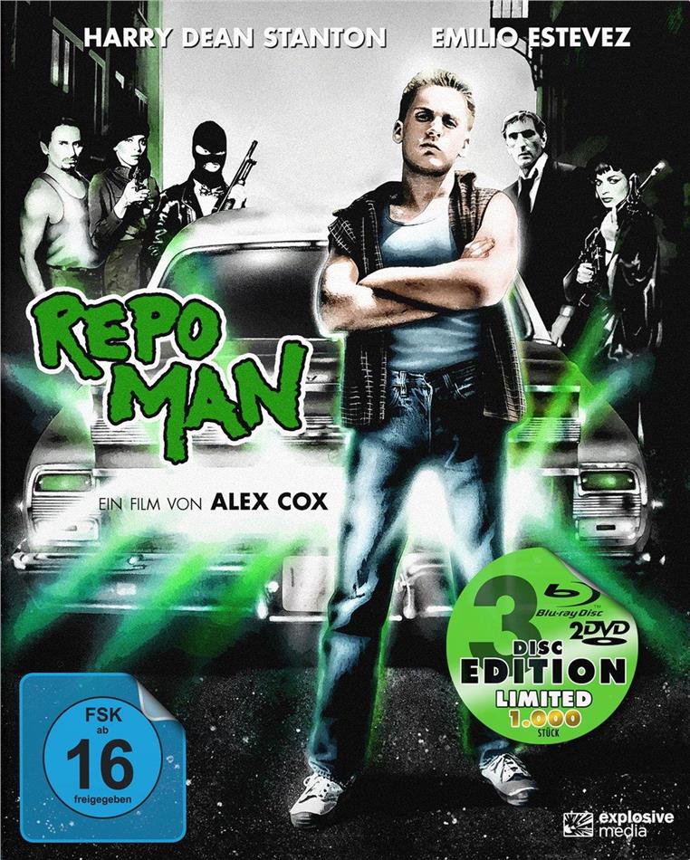 Repo Man (1984) Édition Limitée, Mediabook, Blu-ray + 2 DVD
