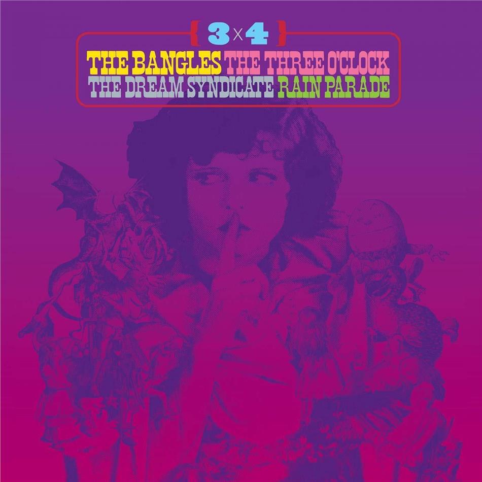 The Bangles, The Three Oclock, The Dream Syndicate & Rain Parade - 3 X 4 2 LPs