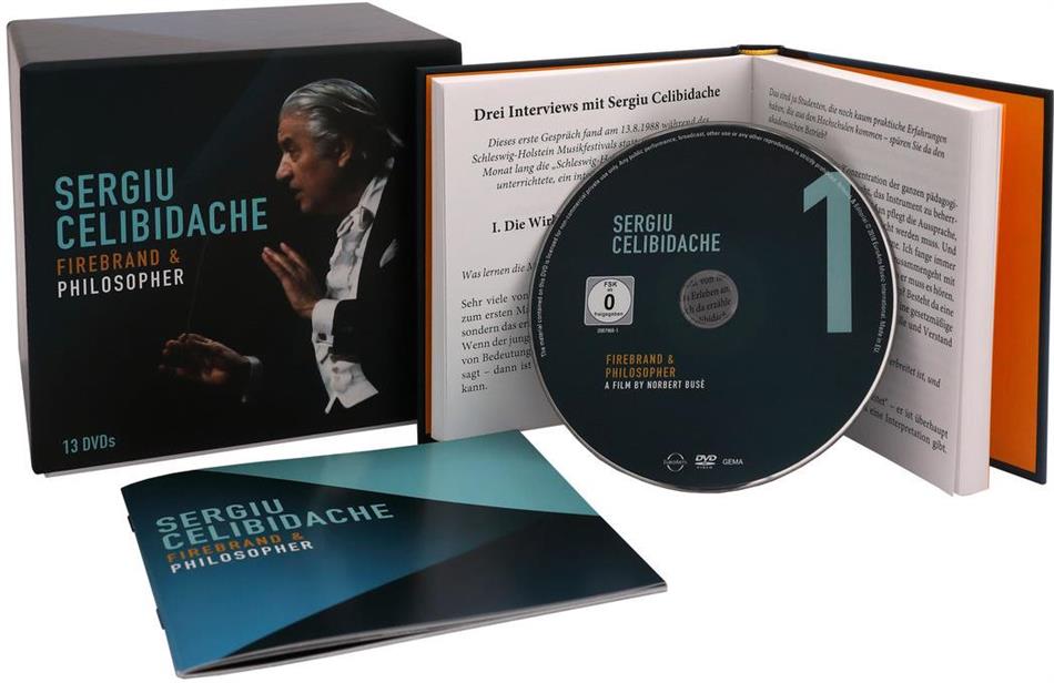 Sergiu Celibidache - Firebrand & Philosopher 13 DVDs + Book