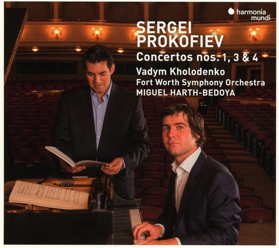 Serge Prokofieff (1891-1953), Miguel Harth-Bedoya, Vadym Kholodenko & Fort Worth Symphony Orchestra - Piano Concertos No. 1, 3 & 4