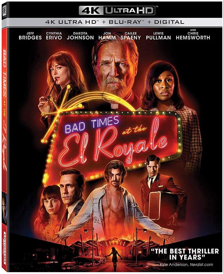 Bad Times At El Royale (2018) 4K Ultra HD + Blu-ray