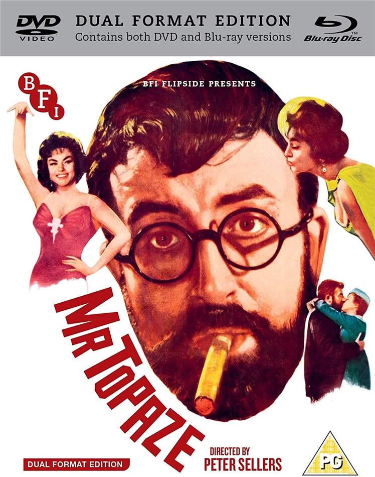 Mr Topaze (1961) DualDisc, b/w, Blu-ray + DVD