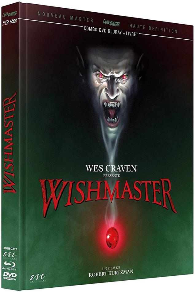 Wishmaster (1997) Cult Edition, Mediabook, Version Remasterisée, Blu-ray + DVD