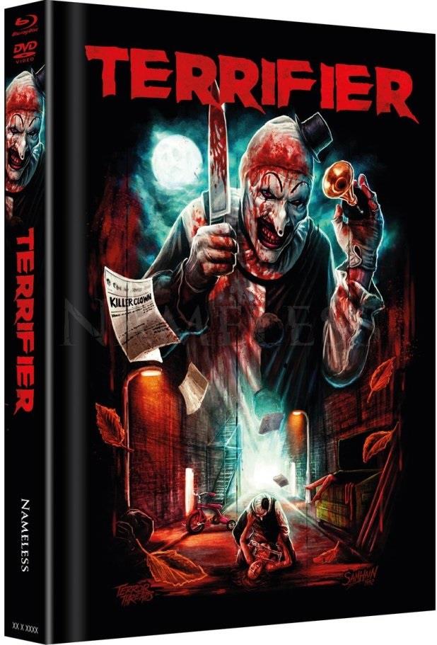 Terrifier (2016) Cover C, Limited Edition, Mediabook, Uncut, Blu-ray + DVD