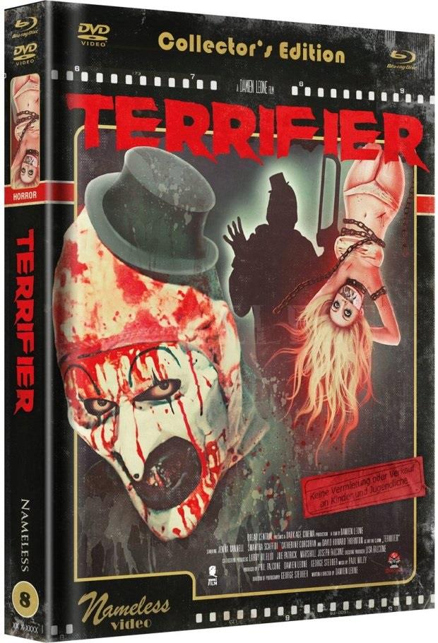 Terrifier (2016) Cover D, Limited Edition, Mediabook, Uncut, Blu-ray + DVD