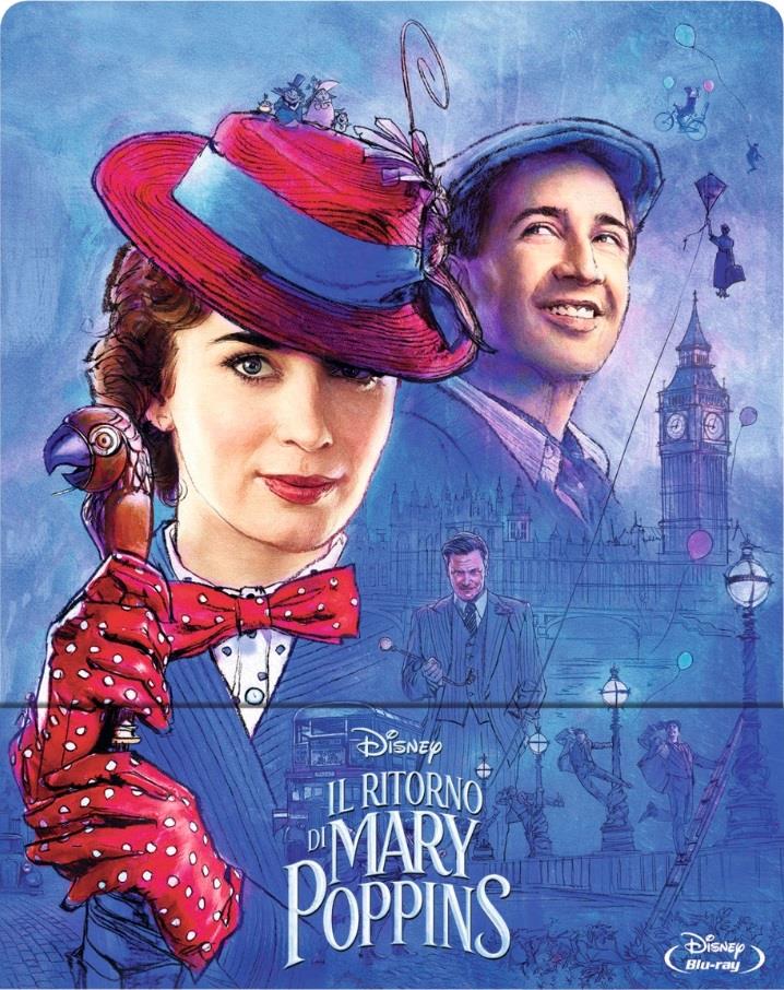 Il ritorno di Mary Poppins (2018) Edizione Limitata, Steelbook