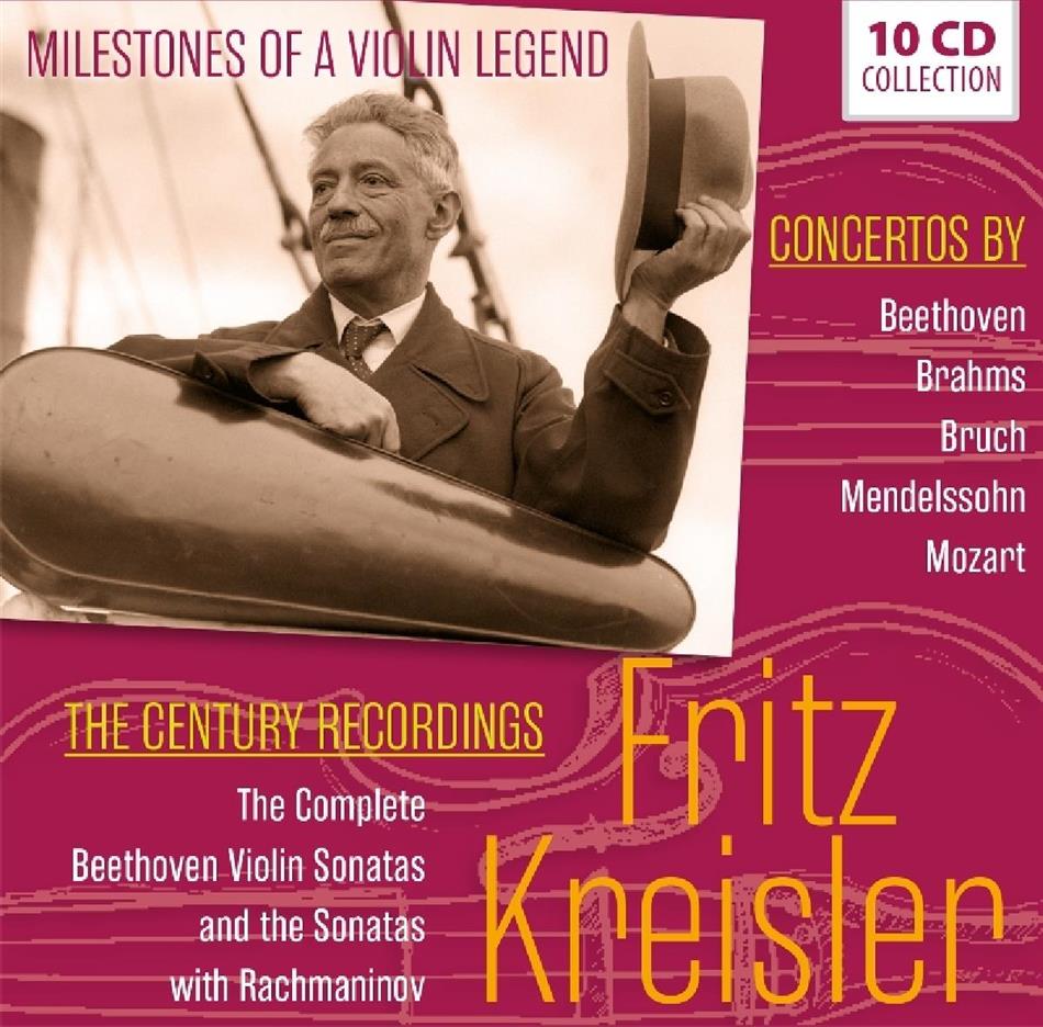 Fritz Kreisler (1875-1962) - Milestones Of A Violon Legend 10 CDs