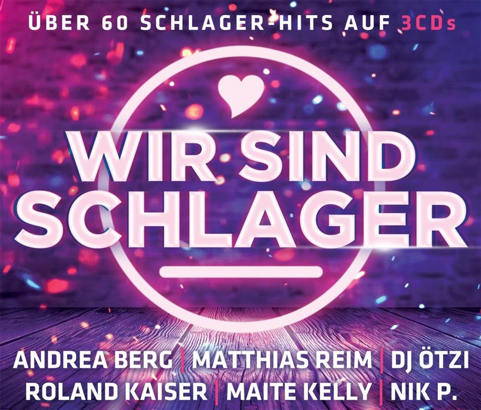 Wir Sind Schlager - 60 Schlager Hits 3 CDs