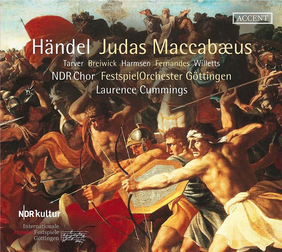 Georg Friedrich Händel (1685-1759), Laurence Cummings, Festspielorchester Göttingen & NDR Chor - Judas Maccabäus 2 CDs