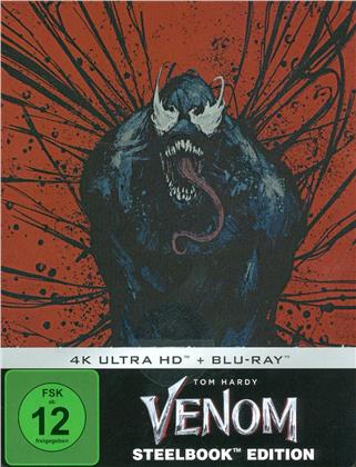 Venom (2018) (Limited Edition, Steelbook, 4K Ultra HD + Blu-ray)