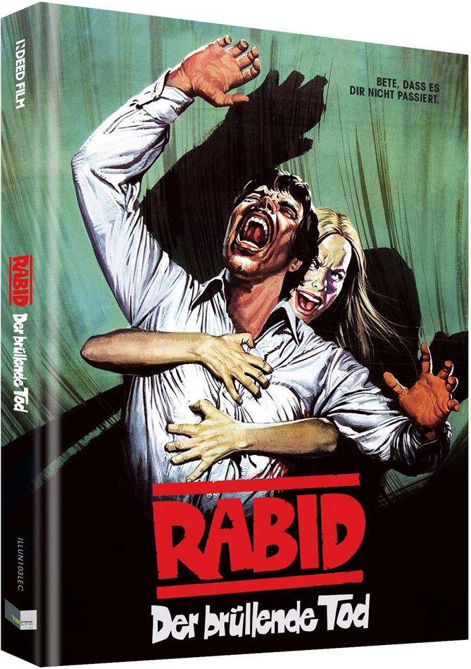 Rabid - Der brüllende Tod (1977) Cover C, Édition Limitée, Mediabook, Blu-ray + DVD