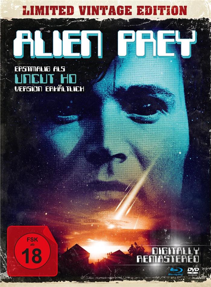 Alien Prey (1977) Limited Vintage Edition, Mediabook, Uncut, Blu-ray + DVD