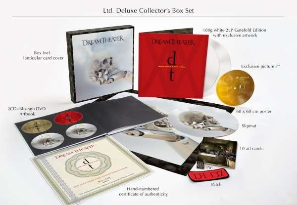 Dream Theater - Distance Over Time Limited Deluxe Collector's Box Edition, 2 LP + 7" Single + 2 CD + Blu-ray + DVD