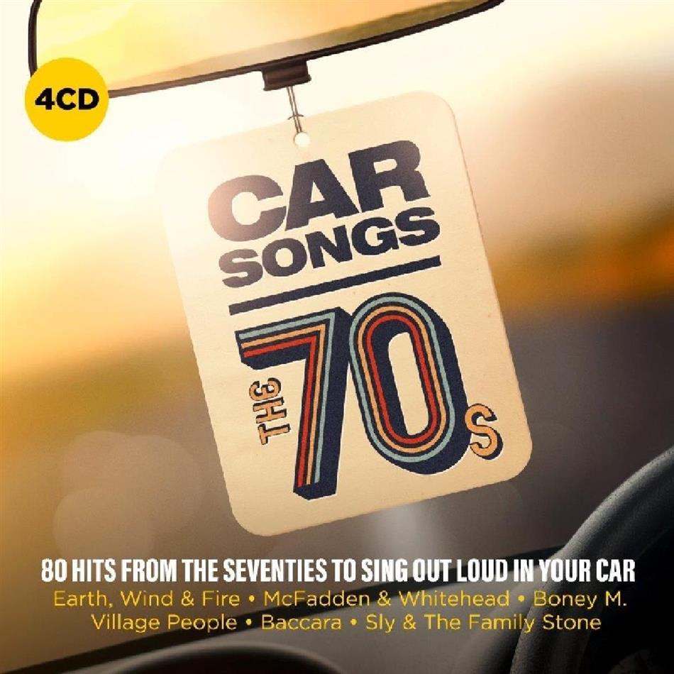 Car Songs - The 70'S 4 CDs