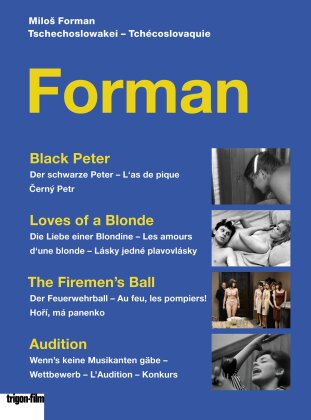 Forman - Black Peter / Loves of a Blonde / The Firemen's Ball / Audition (Trigon-Film, 3 DVDs)