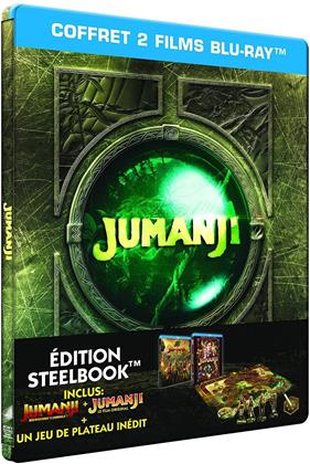 Jumanji (1995) + Jumanji (2017) (Limited Edition, Steelbook, 2 Blu-rays)