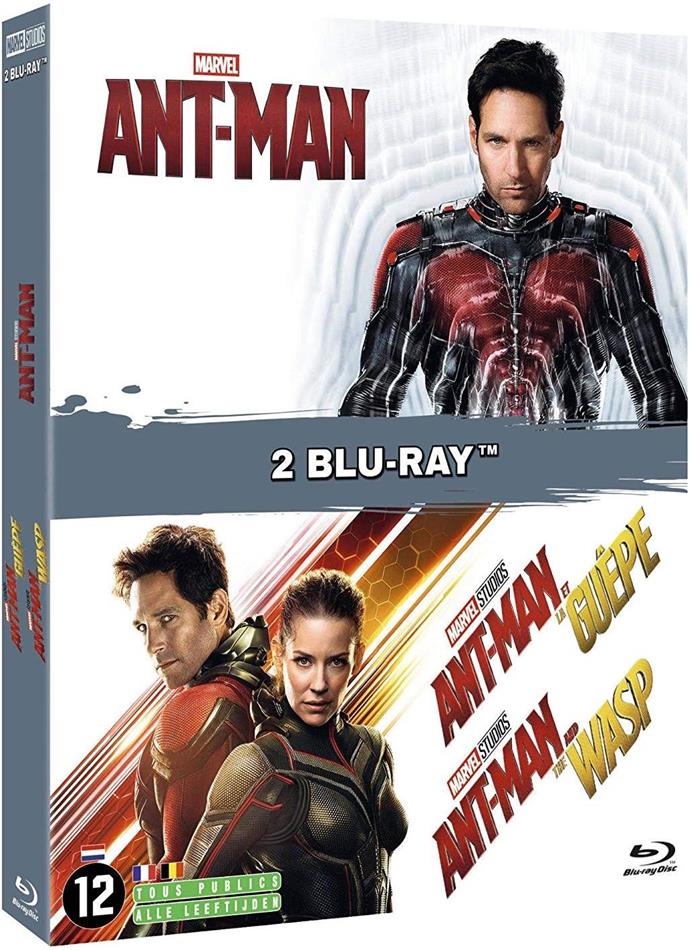 Ant-Man (2015) / Ant-Man et la Guêpe (2018) 2 Blu-rays