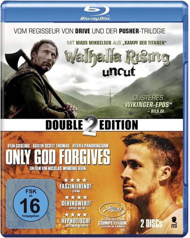 Walhalla Rising (2009) / Only God Forgives (2013) Double Edition, Uncut, 2 Blu-rays