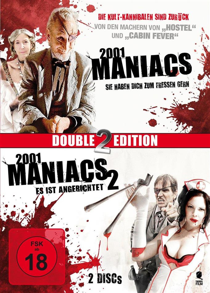 2001 Maniacs 1 & 2 2 DVDs