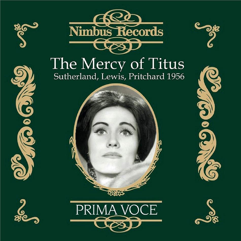 Dame Joan Sutherland, Wolfgang Amadeus Mozart (1756-1791), John Pritchard & London Mozart Players (LMP) - The Mercy Of Titus - Aufnahme 1956 in Englischer Sprache 2 CDs