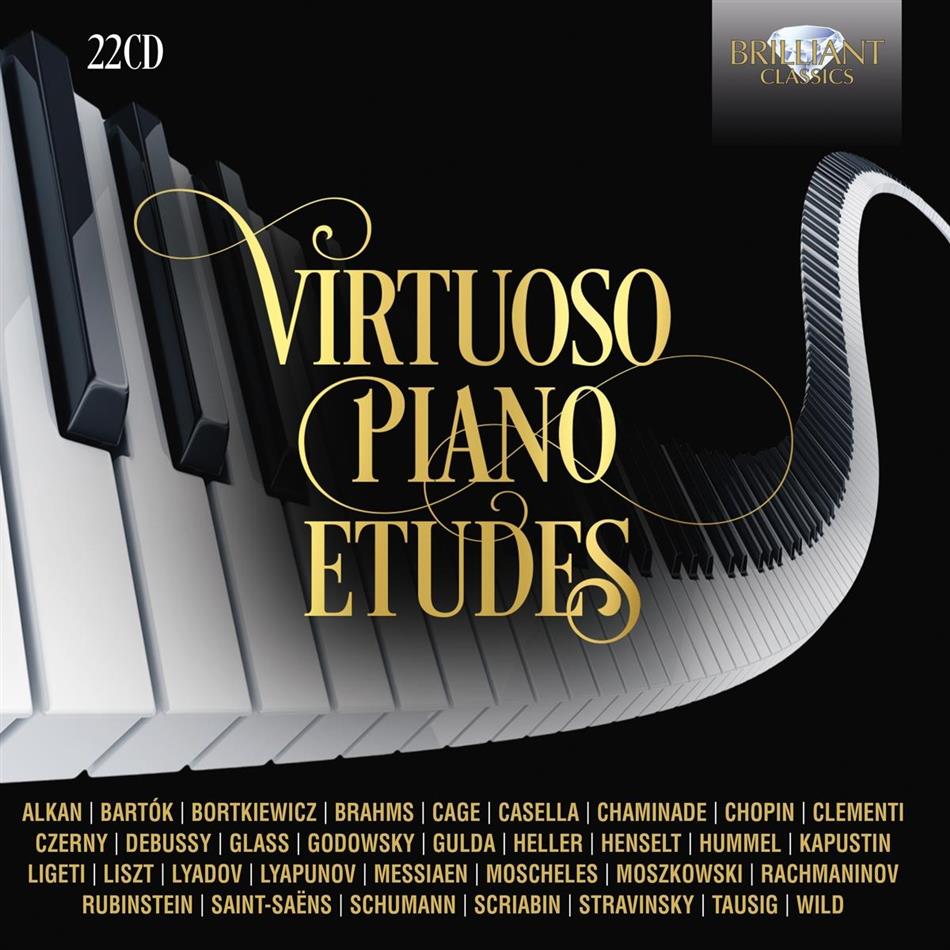 Virtuoso Piano Etudes 22 CDs