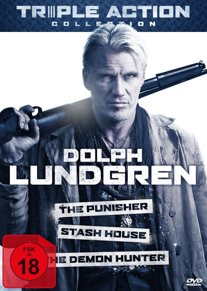 Dolph Lundgren Triple Action Collection - The Punisher / Stash House / The Demon Hunter 3 DVDs