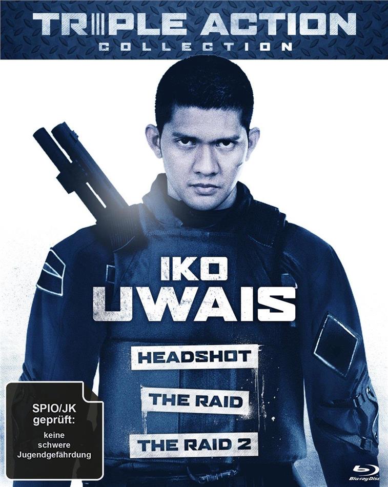 Iko Uwais Triple Action Collection - The Raid / The Raid 2 / Headshot 3 Blu-rays