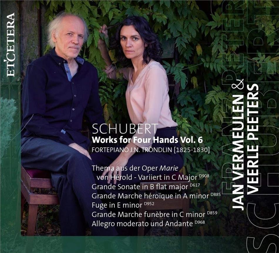 Jan Vermeulen, Veerle Peeters & Franz Schubert (1797-1828) - Works For Four Hands Vol. 6
