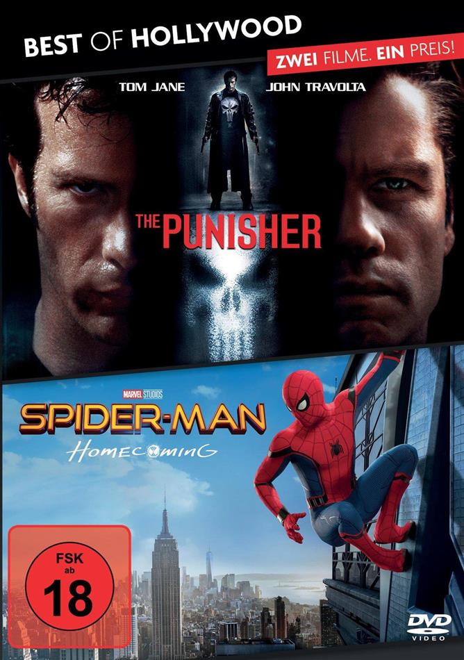 Spider-Man: Homecoming / The Punisher Best of Hollywood, 2 DVDs