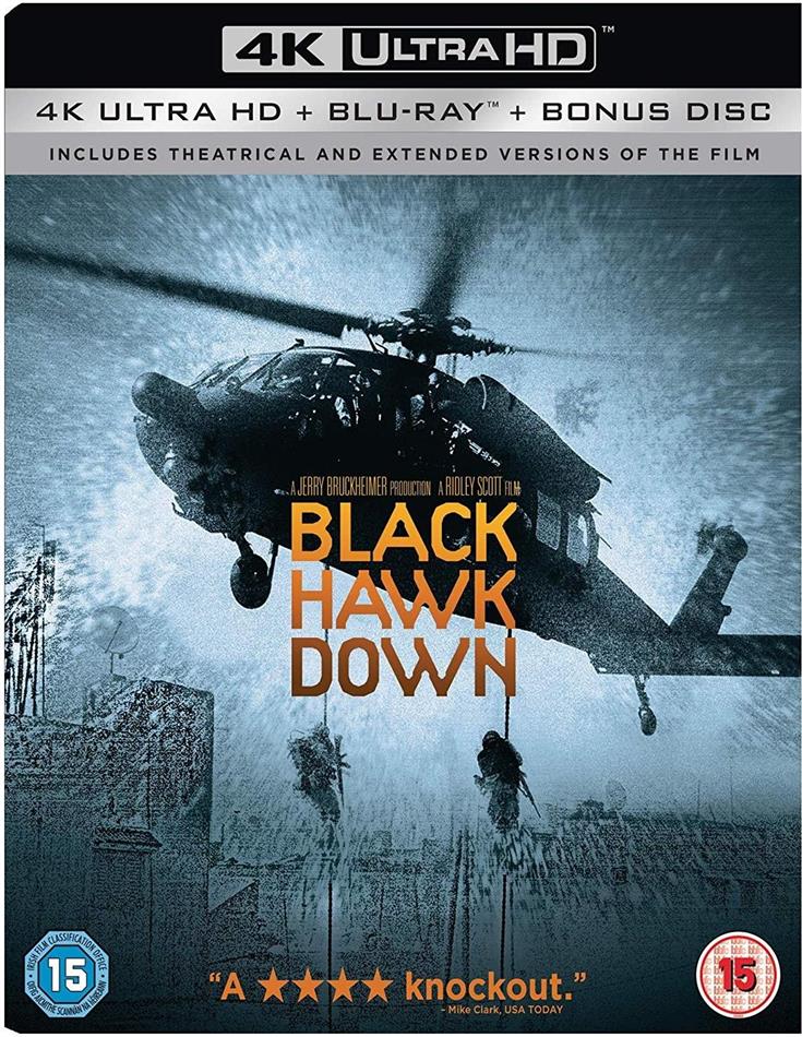 Black Hawk Down (2001) 4K Ultra HD + 2 Blu-rays