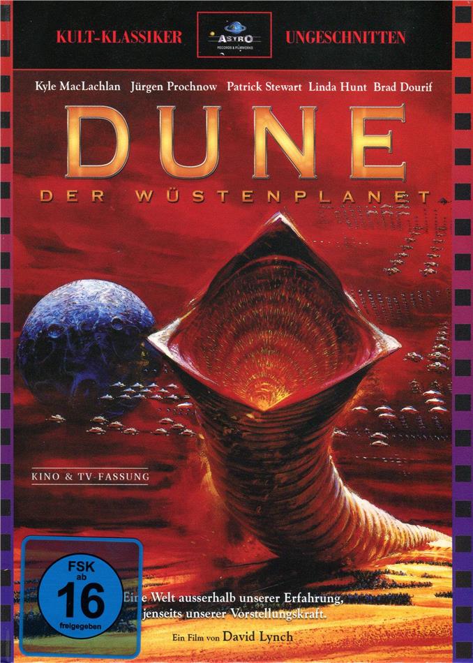 Dune - Der Wüstenplanet (1984) Cover A, Version Cinéma, Édition Limitée, Version Longue, Mediabook, Uncut, 3 Blu-ray
