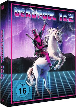 Deadpool 1 & 2 (Extended Edition, Cinema Version, Limited Premium Edition, 3 Blu-rays)