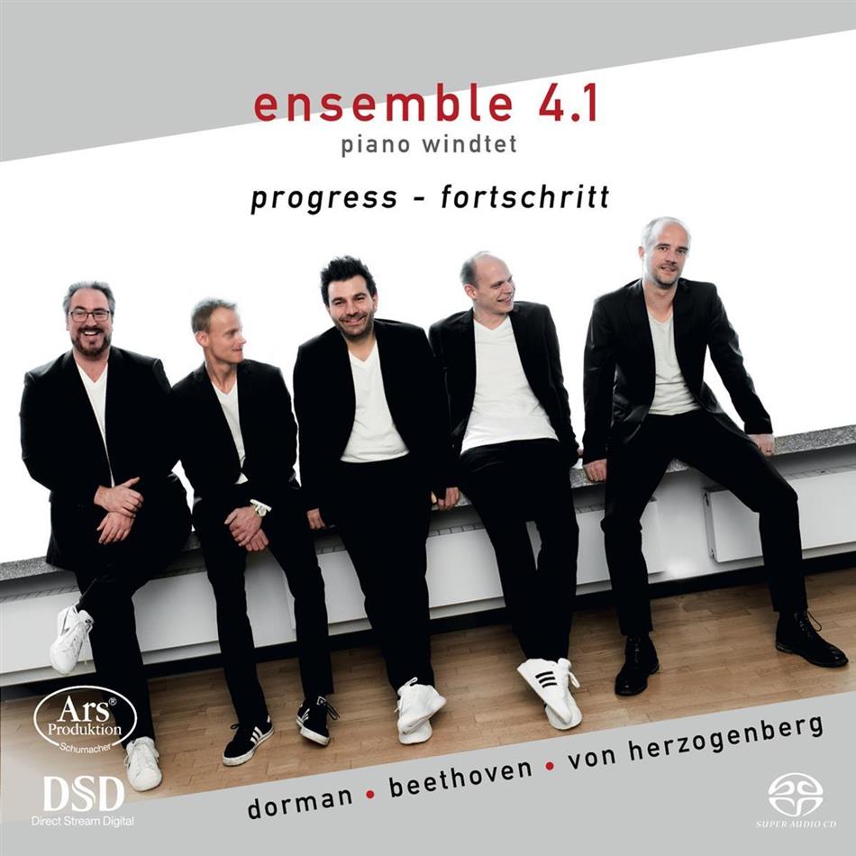 Ensemble 4.1 Piano Windtet, Dorman, Ludwig van Beethoven (1770-1827) & Heinrich von Herzogenberg (1843-1900) - Progress - Fortschritt - Bläser-Quintette Hybrid SACD