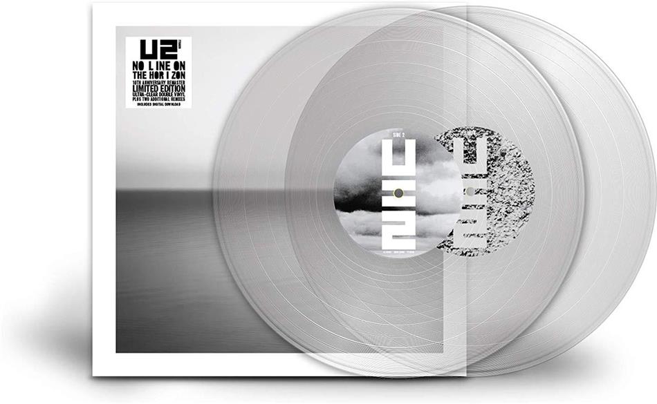 U2 - No Line On The Horizon 2019 Reissue, Ultimate Edition, Clear Vinyl, 2 LPs