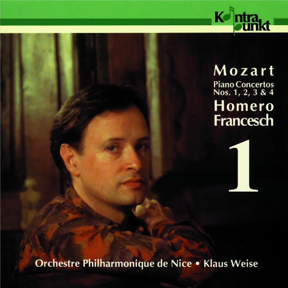 Wolfgang Amadeus Mozart (1756-1791), Klaus Weise & Orchestre Philharmonique de Nice - Piano Concertos No. 1-4