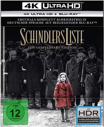 Schindlers Liste (1993) (25th Anniversary Edition, Digibook, Restaurierte Fassung, 4K Ultra HD + 2 Blu-rays)