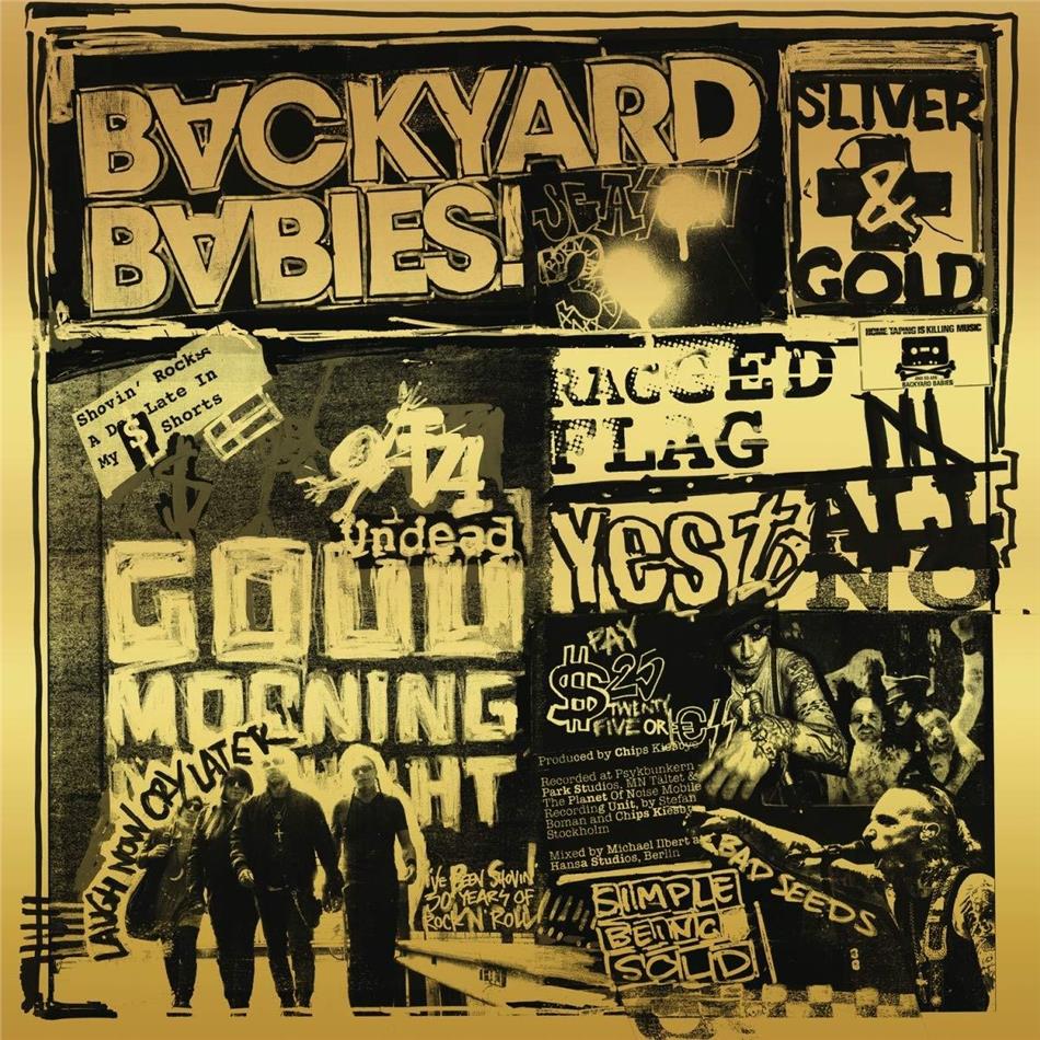 Backyard Babies - Sliver & Gold Limited, Blue Vinyl, LP + CD