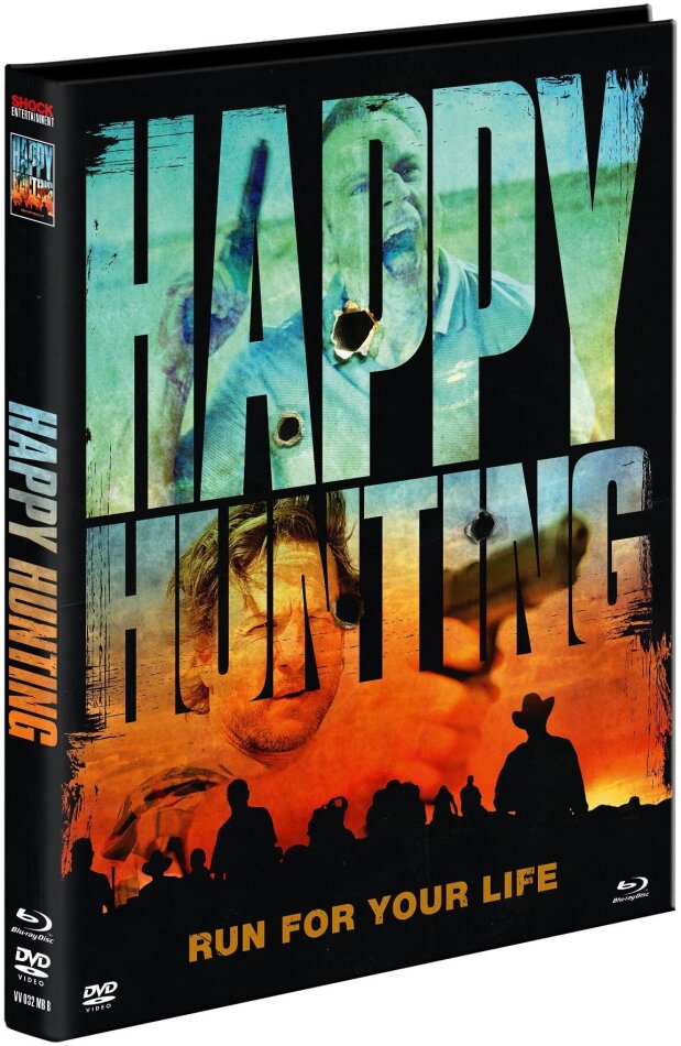 Happy Hunting (2017) Cover B, Limited Edition, Mediabook, Ultimate Edition, Uncut, Blu-ray + DVD