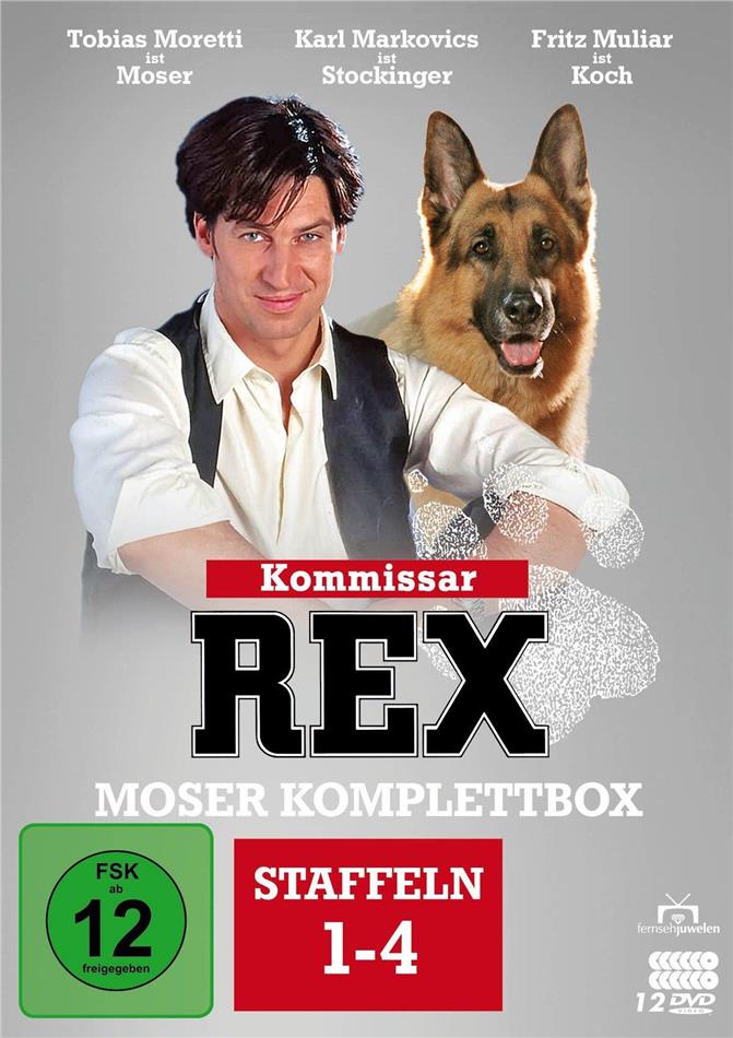 Kommissar Rex - Moser Komplettbox Fernsehjuwelen, 4 DVDs
