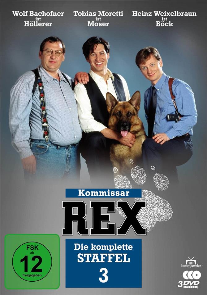 Kommissar Rex - Staffel 3 3 DVDs