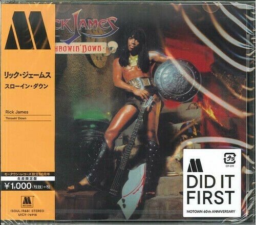 Rick James - Throwin' Down 2019 Reissue, Japan Edition, Édition Limitée