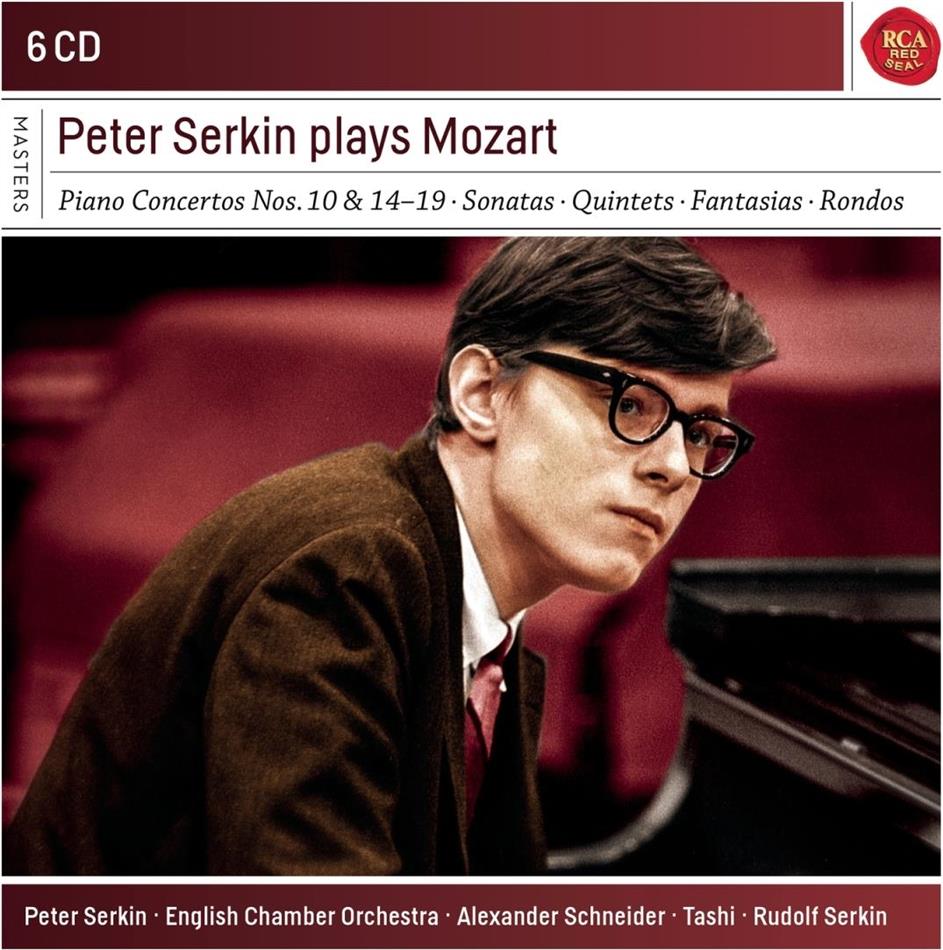 Wolfgang Amadeus Mozart (1756-1791) & Peter Serkin - Peter Serkin Plays Mozart 6 CDs