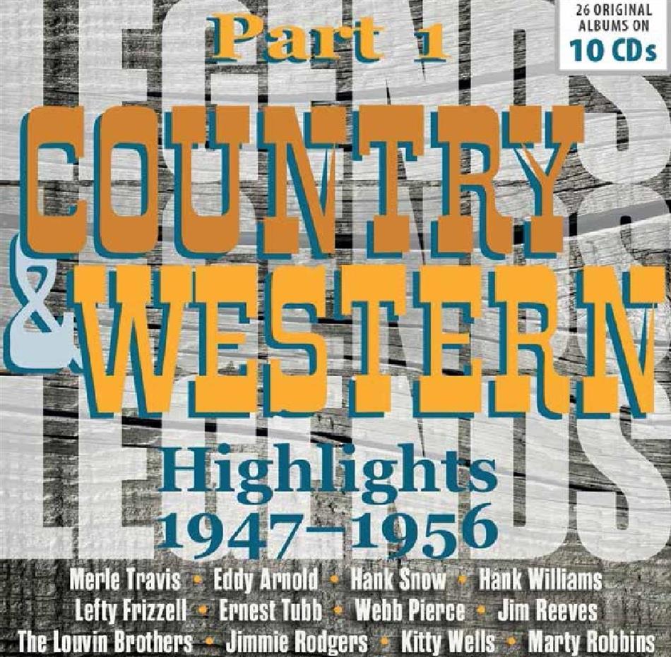 Country Original Albums 10 CDs