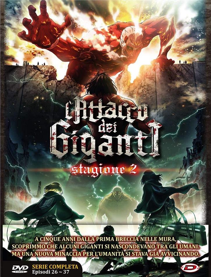 L'attacco dei Giganti - Stagione 2 - Serie Completa 3 DVD