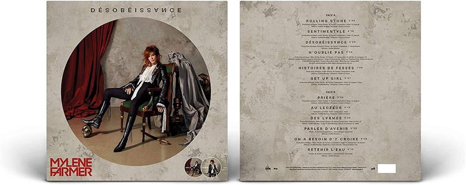 Mylène Farmer - Desobeissance 2019 Reissue, Picture Disc, LP